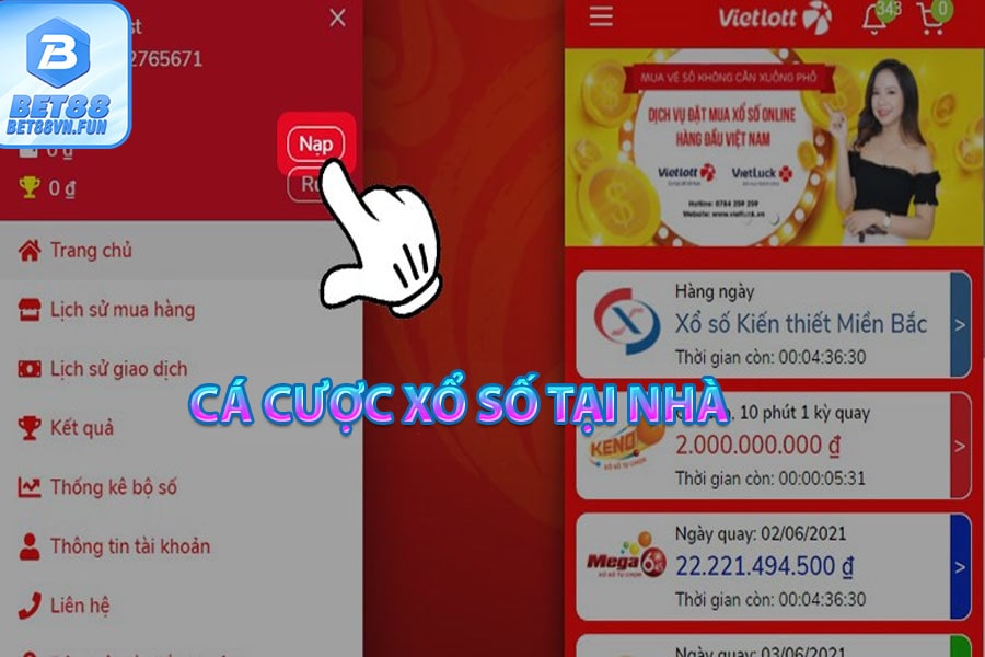 Quy định của Xổ số Bet88 trực tuyến 