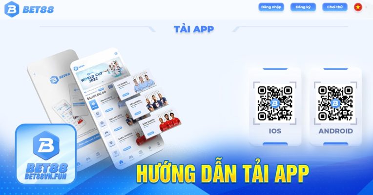 Hướng dẫn tải app bet88