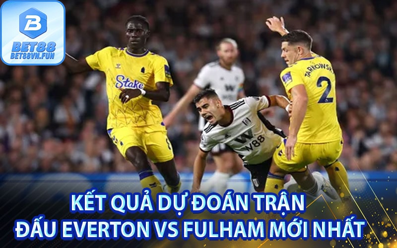 Kết quả dự đoán trận đấu Everton vs Fulham mới nhất