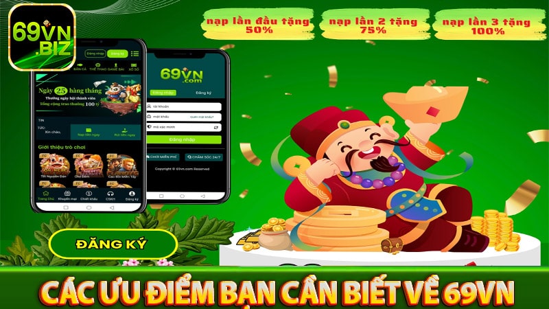 Các ưu điểm bạn cần biết về 69vn 